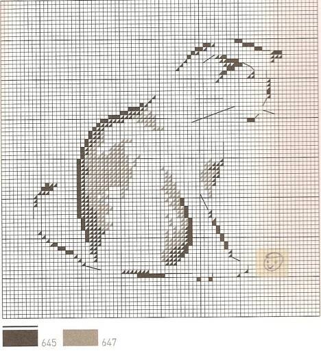 Gallery.ru / Фото #7 - 3 - OlgaHS | Cross stitch embroidery, Cross stitch animals, Cross stitch