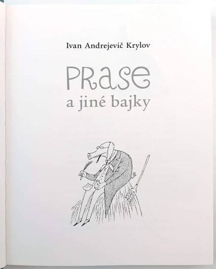 Výkup knihy Ivan Andrejevič Krylov: Prase a jiné bajky