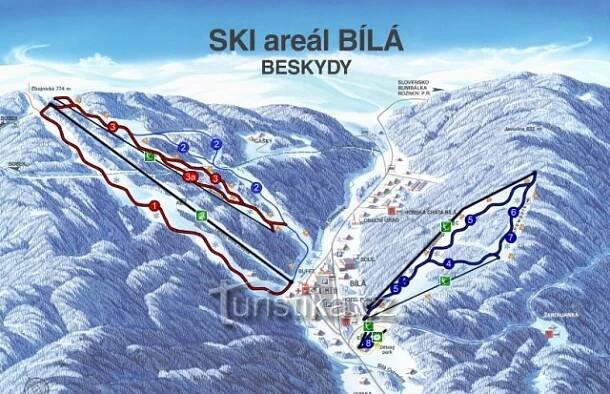 Ski areály v okolí | Masarykova chata na Beskydě