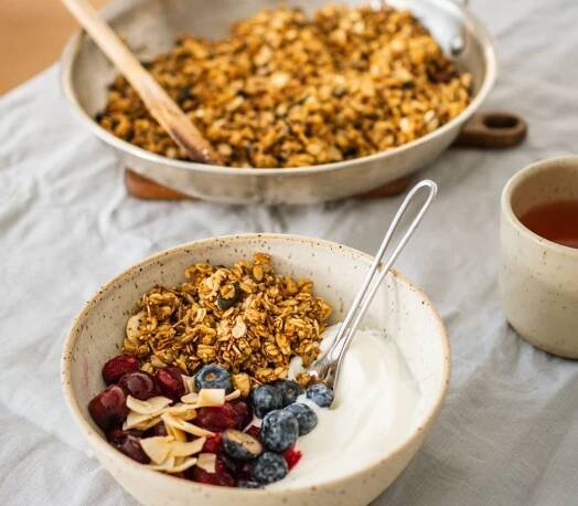 Miso granola z pánve