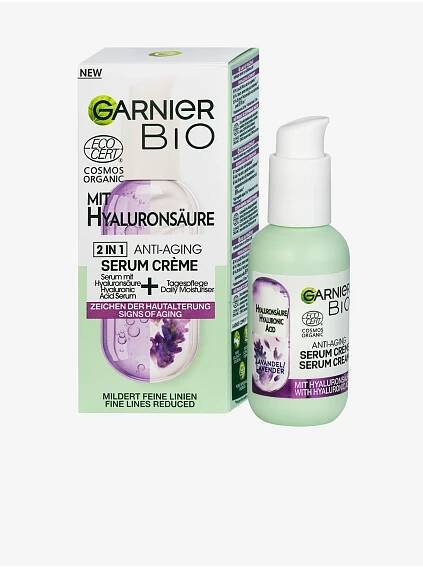 Garnier BIO krémové sérum proti stárnutí pleti s esenciálním levandulovým olejem 50 ml