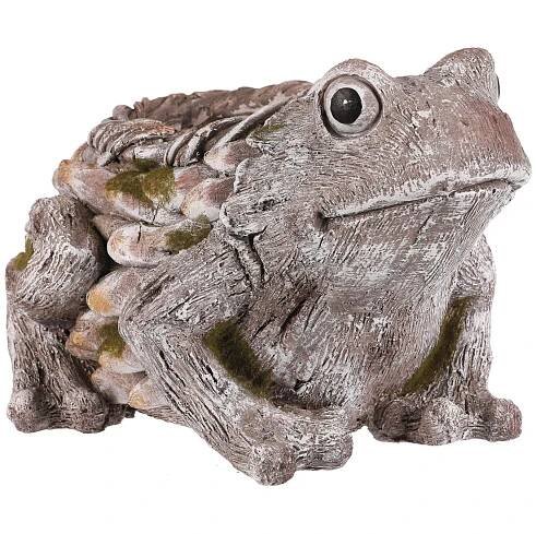 Žába - obal na květiny, magnesium, barva šedá | Nábytek za hubičku