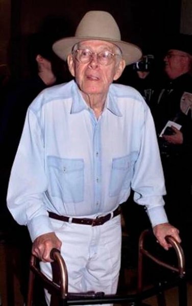 File photo of actor Harry Morgan arriving for the Golden Boot Awards in Beverly Hills