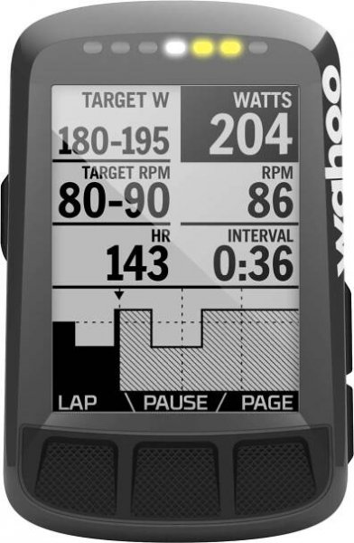 Cyklocomputer s GPS Wahoo Elemnt Bolt