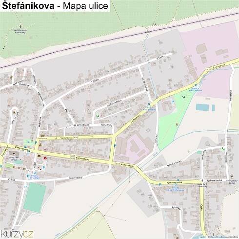 Štefánikova - mapy | Kurzy.cz