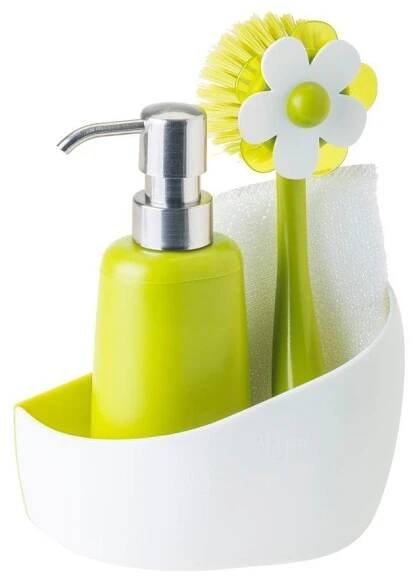 Set na mytí nádobí s dávkovačem jaru Green Flower
