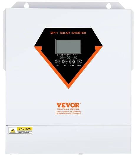 Hybridní solární invertorová nabíječka 3500W 230V s vestavěným 60A MPPT regulátorem EAN (GTIN) 197988075462