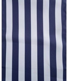 Lehátkovina tmavě modrá - bílý pruh šíře 45 cm - A.Weinberger - český bytový textil