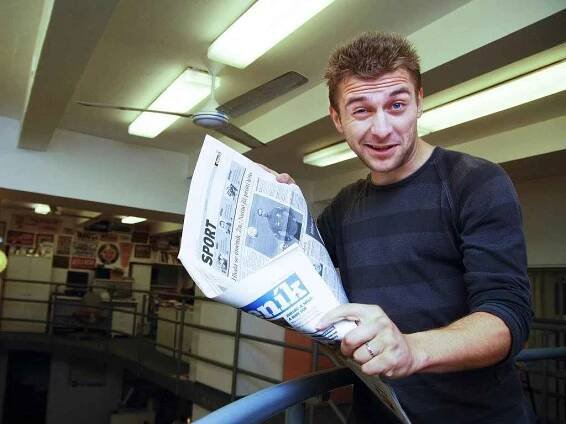 Herec Josef Pejchal při on-line rozhovoru v redakci Pardubického deníku