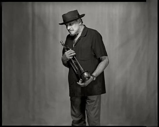 Jerry Gonzalez final shots. Jerry was in town for a session at the Blue Note. We arranged for a portrait months in advance to coincide with his short stay in New York. The man is a genius, truly one of our musical treasures. I very much like the one...