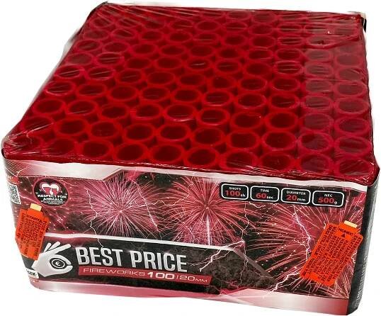 Best Price Kompaktní ohňostroj 100 ran 20 mm
