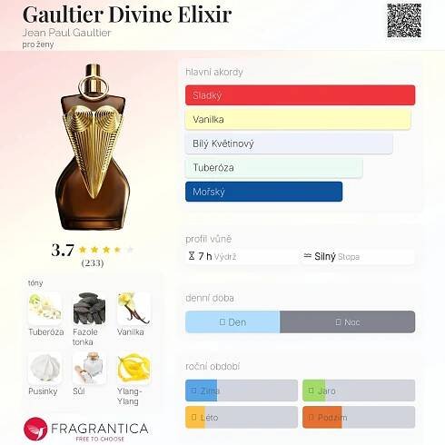 Gaultier Divine Elixir Jean Paul Gaultier parfém - a Nový vůně pro ženy 2025