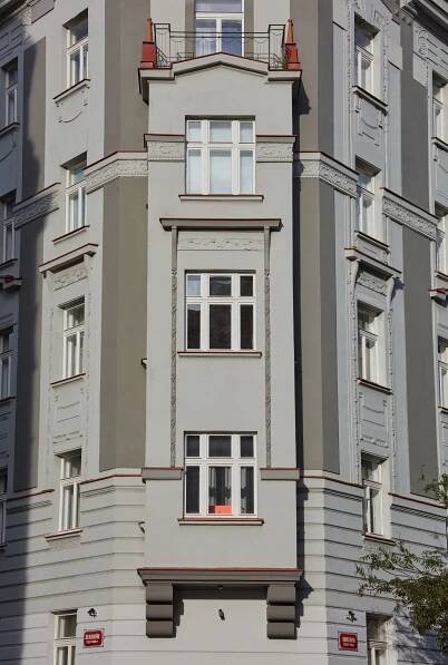 Nájemní dům čp. 1189 . Foto: Jitka Walterová. Zdroj: Archiv ÚDU AV ČR. Rok: 2024