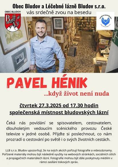 Pavel Hénik: Když život není nuda - Obec Bludov
