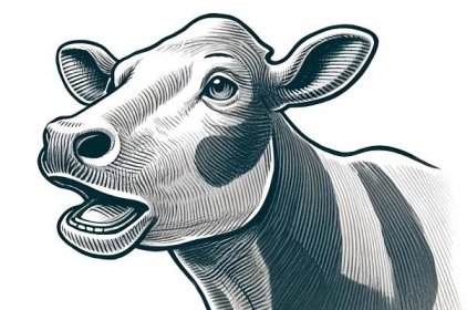 Kreslený vtip: Když dvě krávy filozofují, tak jedině na úrovni!