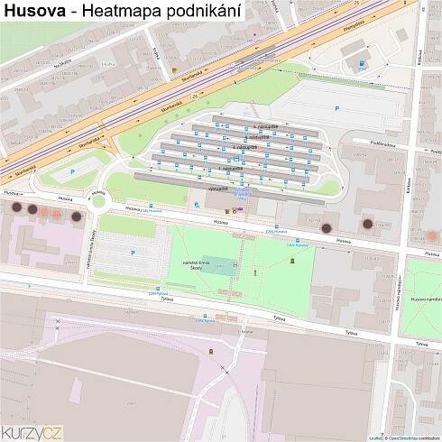 Husova - mapy | Kurzy.cz
