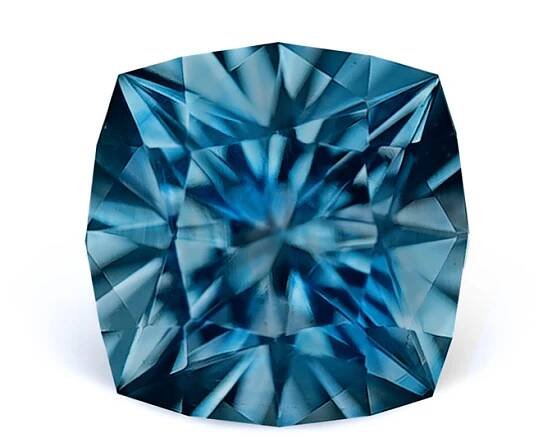 Blue Montana Sapphire - Antique Square Cushion 2.62 Carats