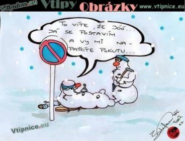 Sněhulácká policie - Vtipnice.eu