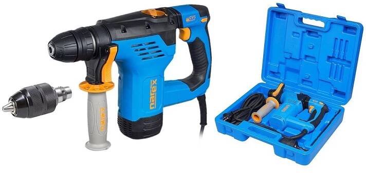 Vrtací a sekací kladivo SDS-Plus Narex EKK 31-QS - 850W, 4.0J, 3.6kg, v kufru (65404582)
