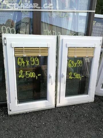 Okna plastová použitá