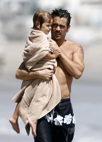 Colin Farrell s mladším synem Henrym