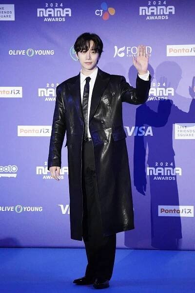 
OSAKA, JAPAN - Actor Lee Jun-ho arrives at the 2024 MAMA Awards - Chapter 2 at Kyocera Dome on November 23, 2024 in Osaka, Japan. (Photo by Christopher Jue/Getty Images)