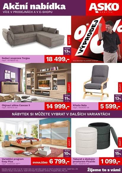 ASKO NÁBYTEK leták - Akční nabídka od 26. 6. | Kupi.cz