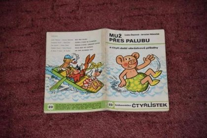 ČTYŘLÍSTEK 23, ORIGINÁL 1972, MUŽ PŘES PALUBU, LEVNÝ a NEVYLUŠTĚNÝ !! - Knihy a časopisy