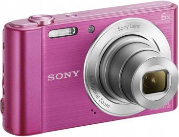 Sony Cyber-Shot DSC-W810P digitální fotoaparát 20.1 Megapixel Zoom (optický): 6 x růžová : Půhy.cz