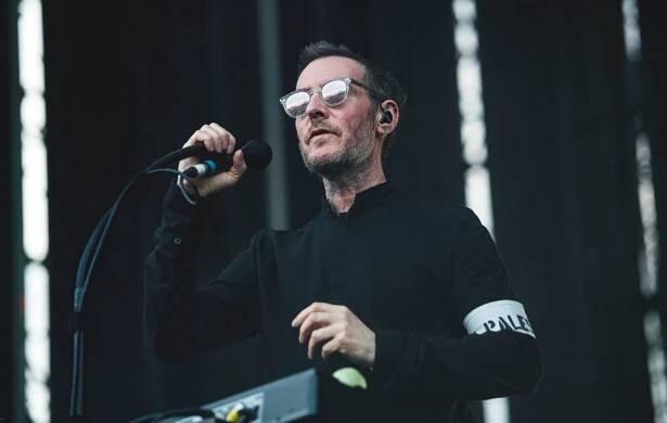 Robert Del Naja of Massive Attack performs at KALORAMA Madrid 2024. (Photo by Mariano Regidor/Redferns)