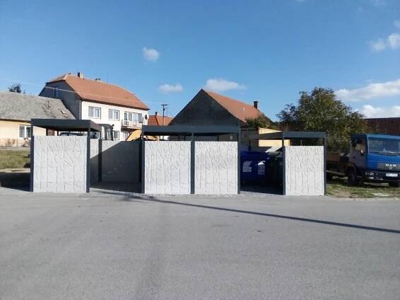 MŽP - Obec Valeč - Sběrná místa a kontejnery - r. 2021: Obec Valeč