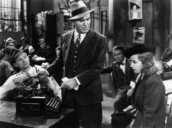 BACK IN CIRCULATION, Pat O'Brien (center), Regis Toomey (rear), Joan Blondell, 1937