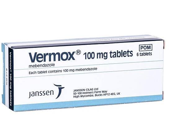 Vermox Janssen 100 Mg Cena