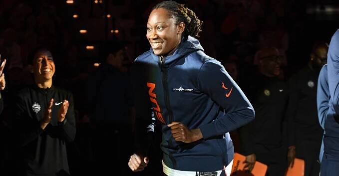 Tina Charles is now a two-time winner of the Dawn Staley Community Leadership Award