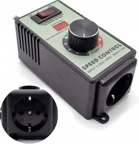 Regulátor otáček motoru o výkonu napětí 2000 W 230 V za 632.00CZK - Allegro