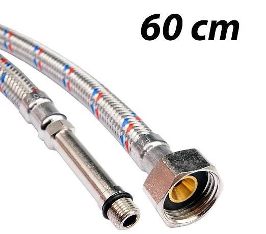 Hadice flexi nerez F1/2" x M10/50 60cm FALA