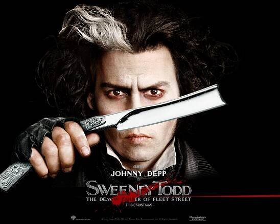 Chyby z filmu Sweeney Todd: Ďábelský holič z Fleet Street neumí správně holit - TOPZINE.cz