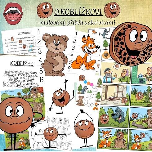 O KOBLÍŽKOVI: malovaný příběh s aktivitami v pdf