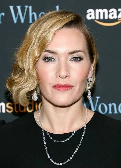 Kate Winslet attends the premiere of "Wonder Wheel" at Museum of Modern Art on November 14, 2017 in New York City