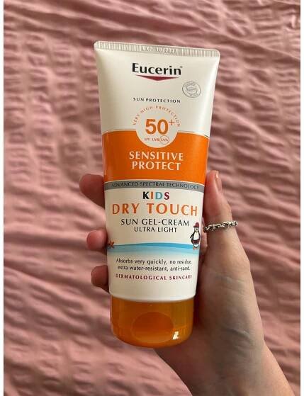 Best kids sunscreen Indybest review Eucerin kids’ sun gel cream, SPF 50+