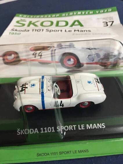 Škoda Le Mans De Agostini - Modely automobilů