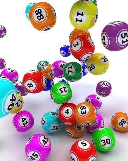 Sada míčků bingo colouored — Stock obrázek