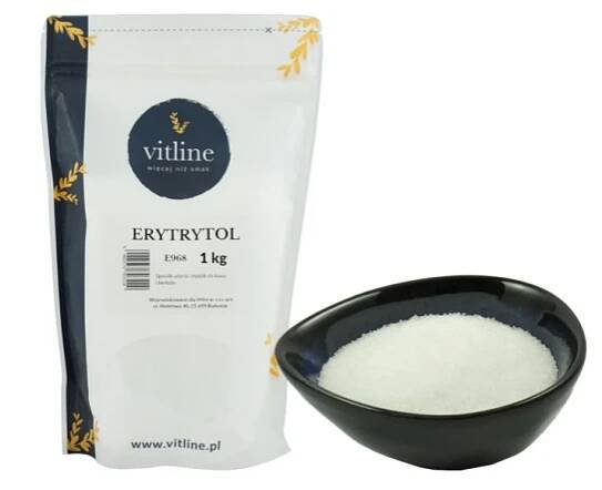 ERYTROL ERYTHRITOL 1KG PŘÍRODNÍ NÍZKOKALORICKÝ Značka Vitline