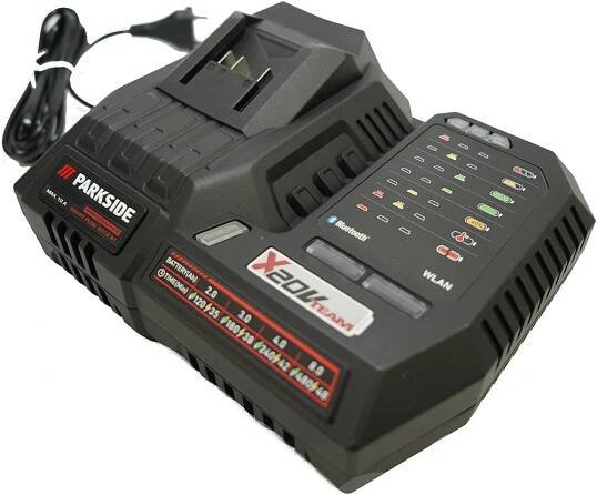 Inteligentní nabíječka baterií PARKSIDE PERFORMANCE® 20V PLGS 2012 A1 / Nabíječka