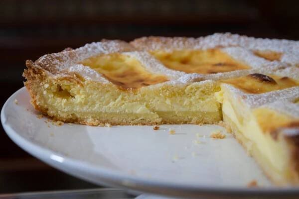 Hrnkový koláč s tvarohem a jablky recept