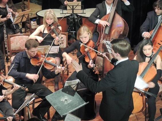 Symfonický orchestr studentů Konzervatoře Pardubice (24. 3. 2015) – Fotogalerie města Opočna