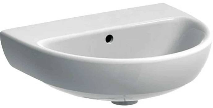 Geberit Selnova umyvadlo 50x41 cm polokulatý klasický bílá 500.295.01.7