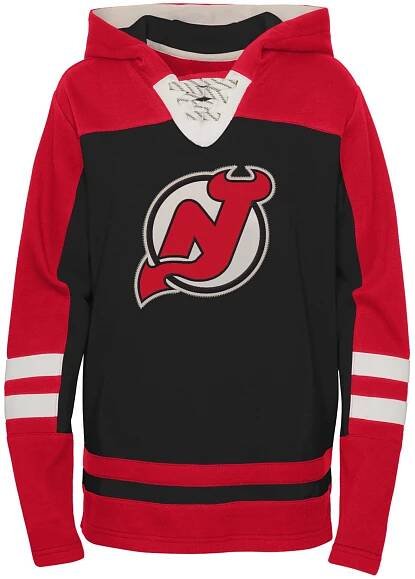 New Jersey Devils Ageless Revisited Pullover Hockey Hoodie - Youth, , rebel_hi-res