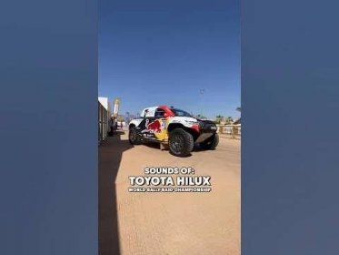 The satisfying sounds of the Toyota Hilux Rally Raid edition