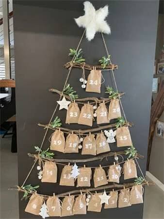 Adventní kalendář Pinterest